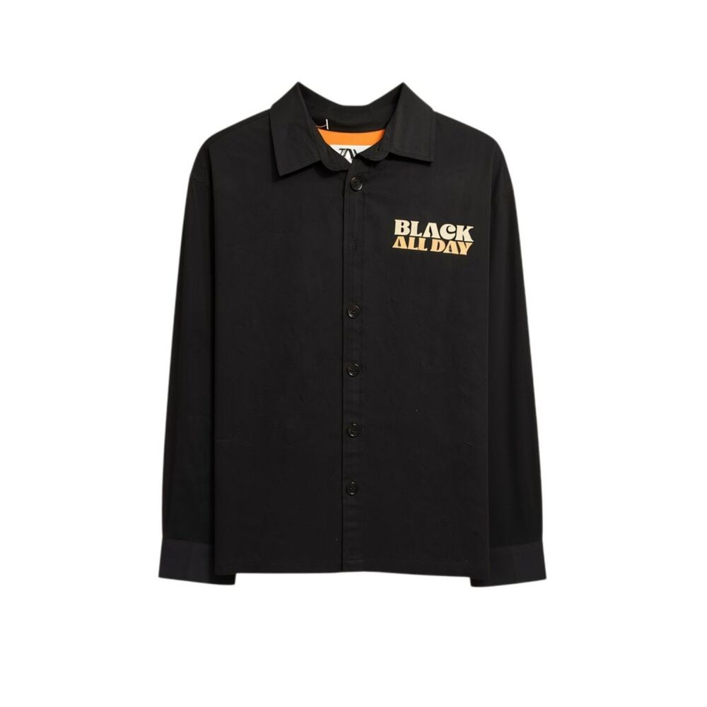 Unisex “Black All Day Everyday” Graphic Overshirt – Black History Collection